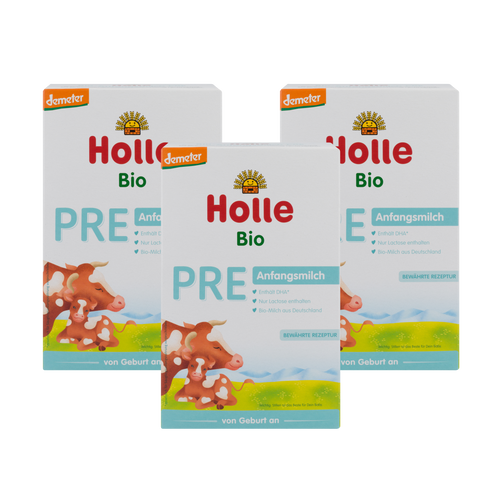 Holle German Cow Milk Baby Formula • Stage Pre