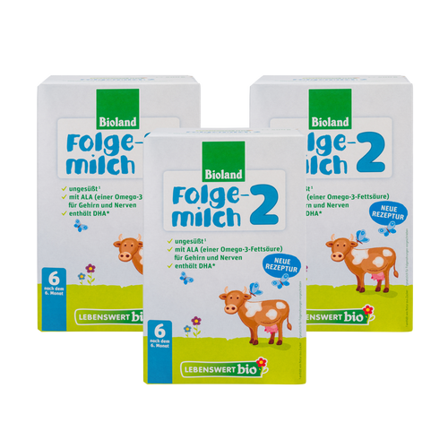 Lebenswert Bioland Cow Milk Baby Formula • Stage 2
