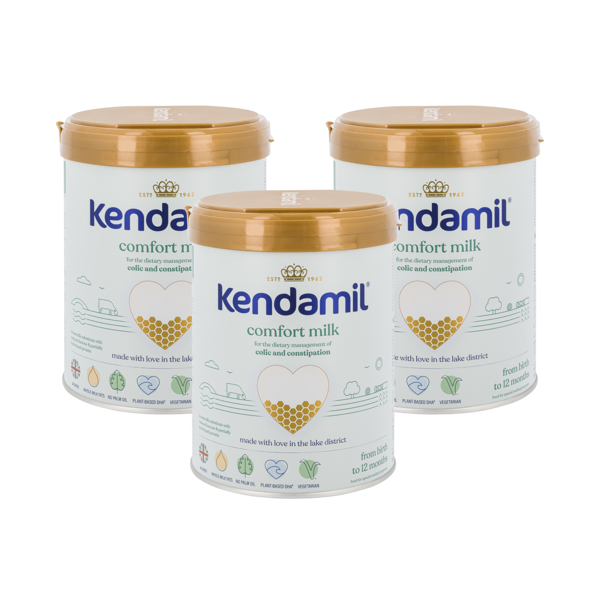 Kendamil Comfort Cow Milk Baby Formula • Stage 1-2