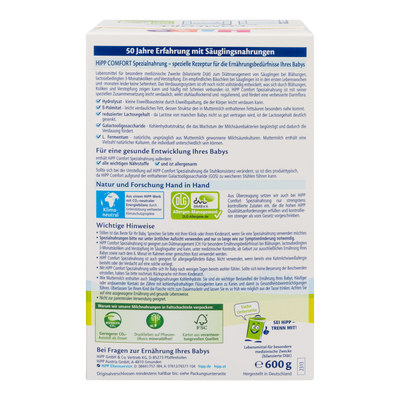 HiPP Comfort Cow Milk Baby Formula • All stages
