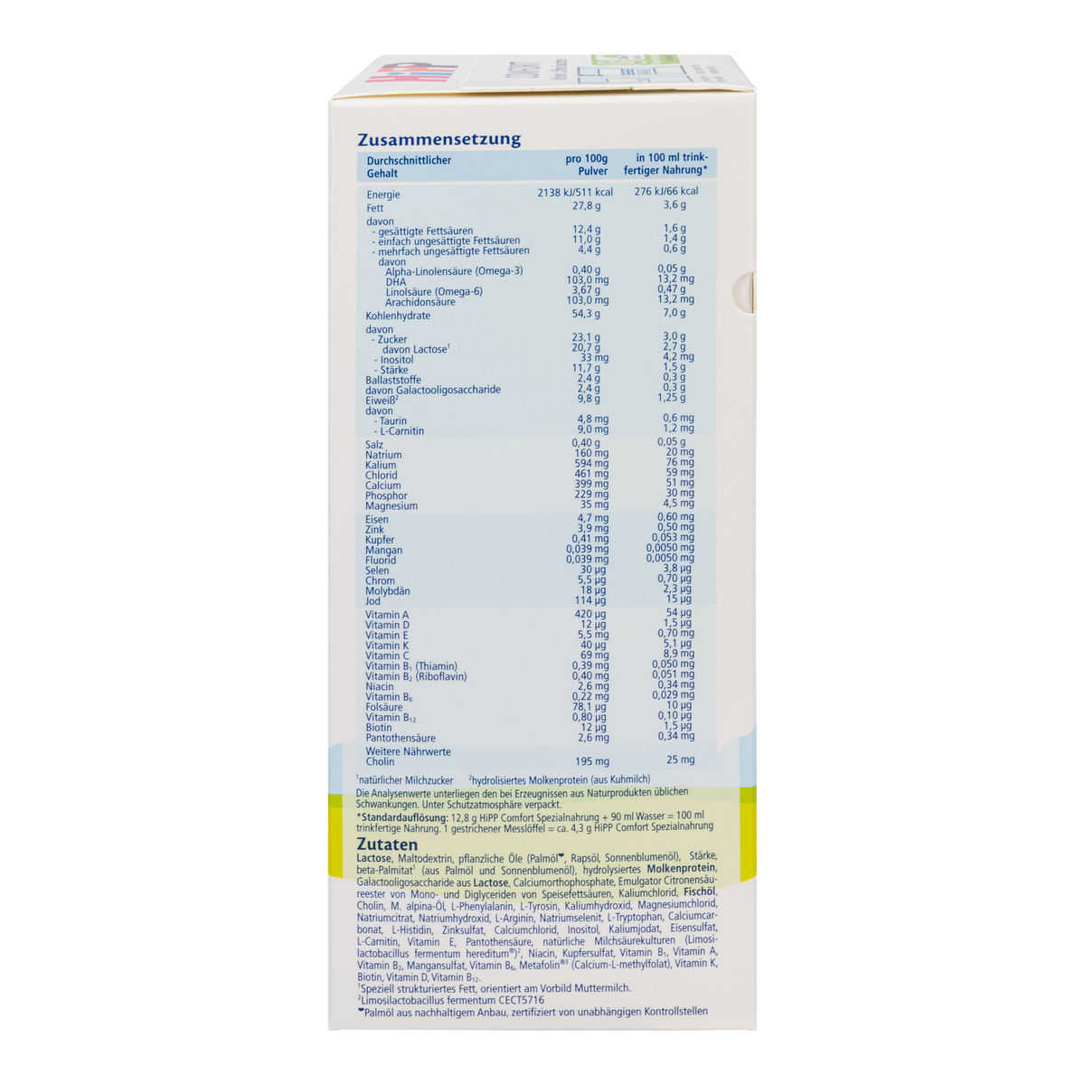 HiPP Comfort Cow Milk Baby Formula • All stages