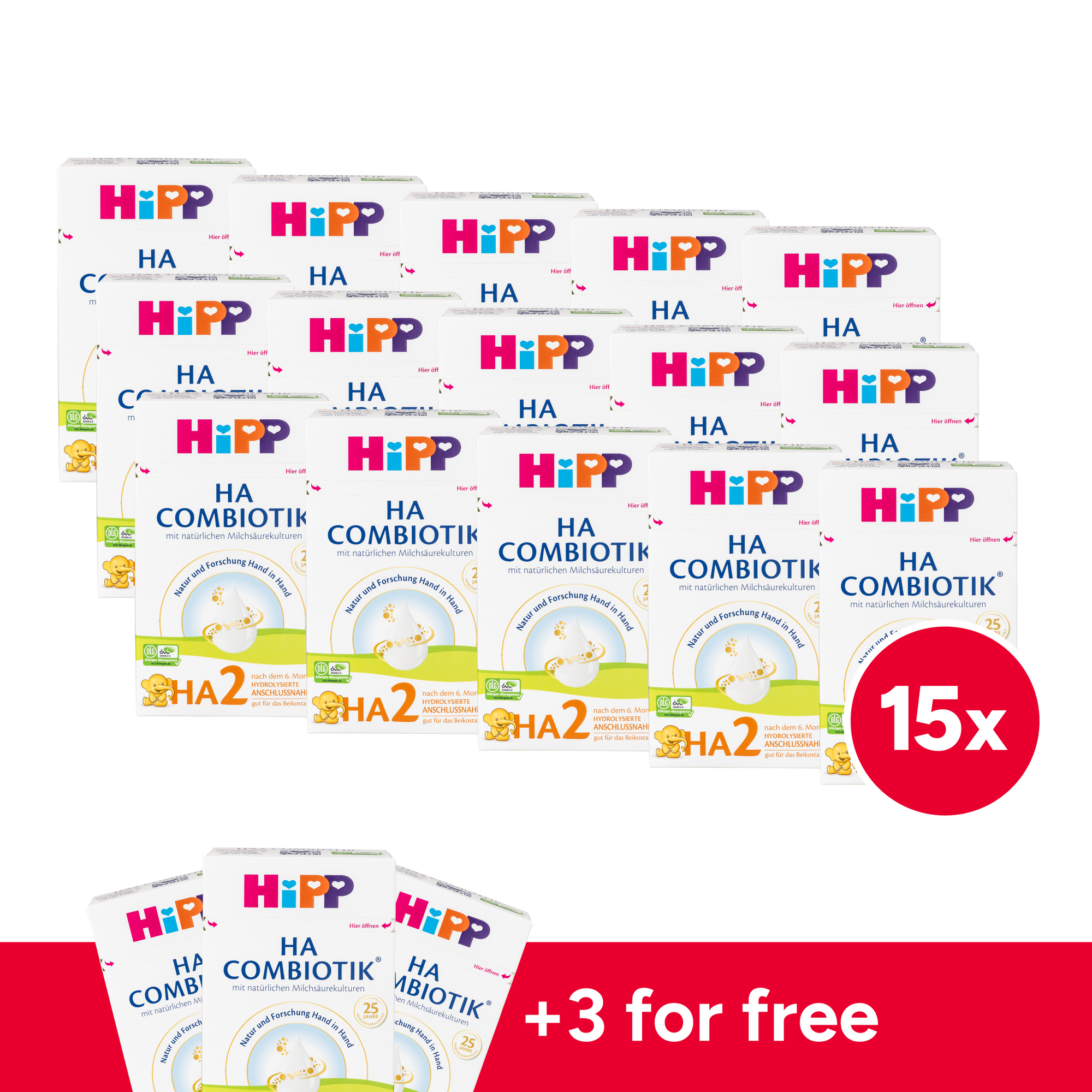 HiPP German Hypoallergenic Cow Milk Baby Formula • Stage 2
