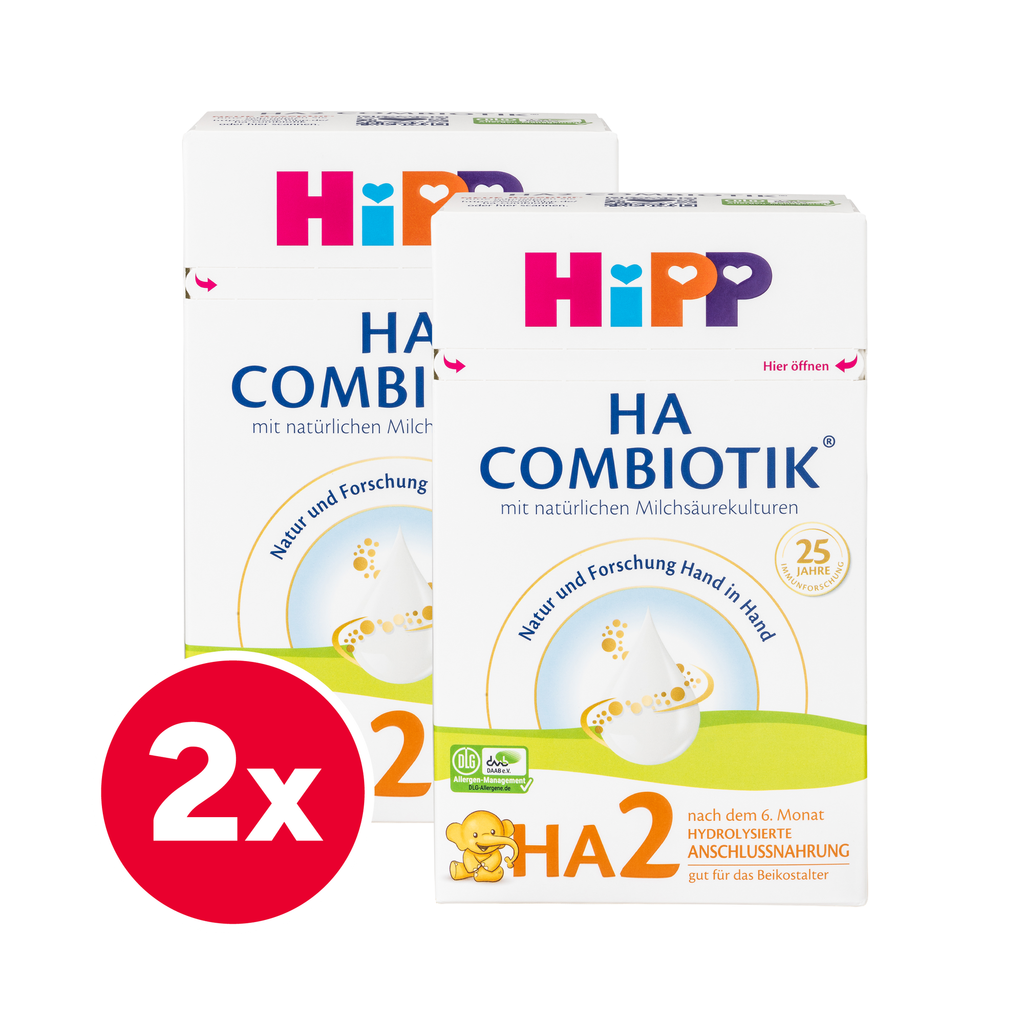 HiPP German Hypoallergenic Cow Milk Baby Formula • Stage 2