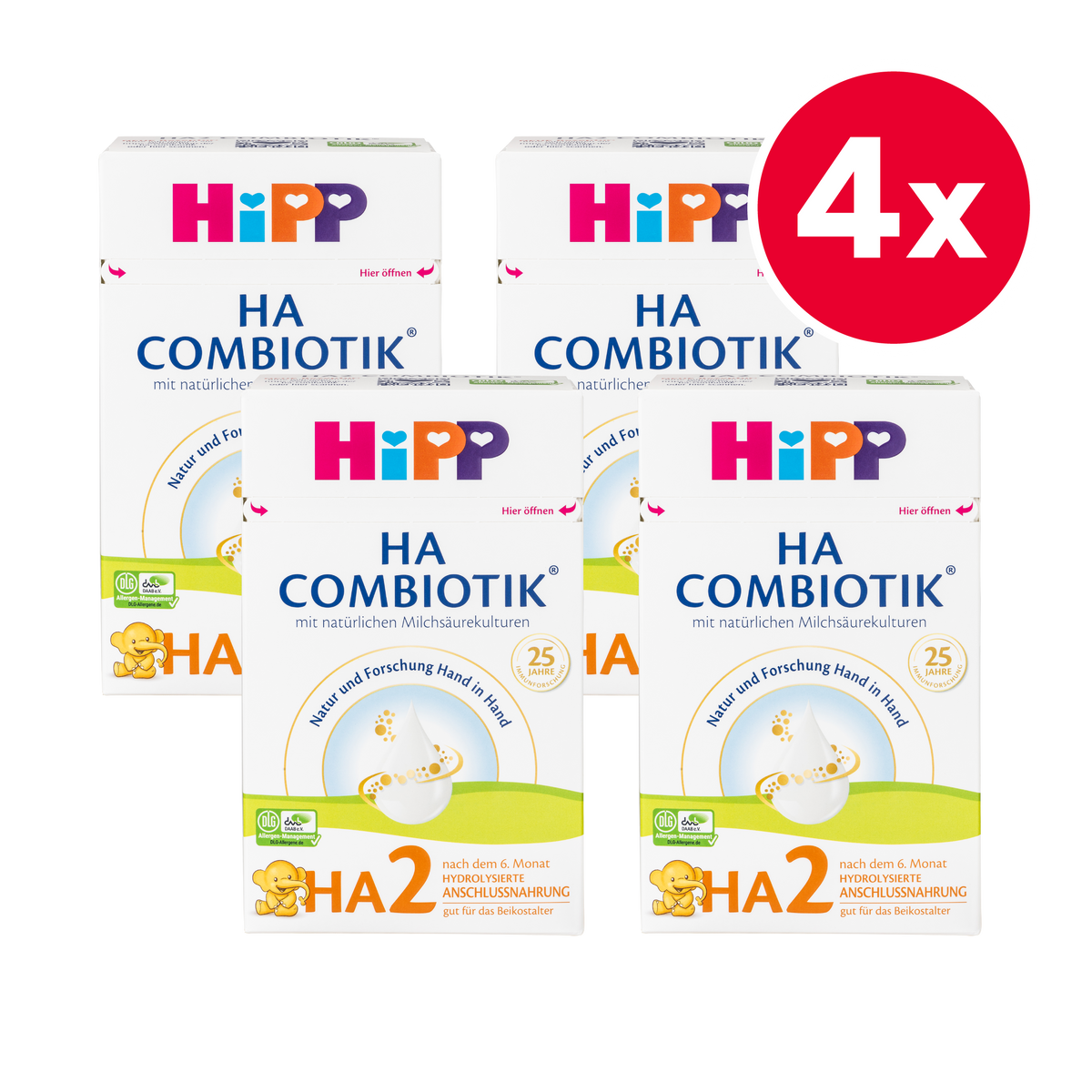 HiPP German Hypoallergenic Cow Milk Baby Formula • Stage 2