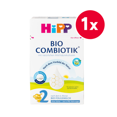 HiPP German Bio Combiotic (No Starch) Cow Milk Baby Formula • Stage 2