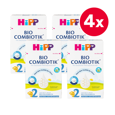 HiPP German Bio Combiotic (No Starch) Cow Milk Baby Formula • Stage 2