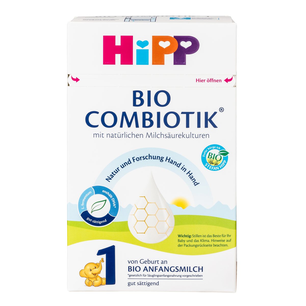 HiPP German Bio Combiotic Cow Milk Baby Formula • Stage 1