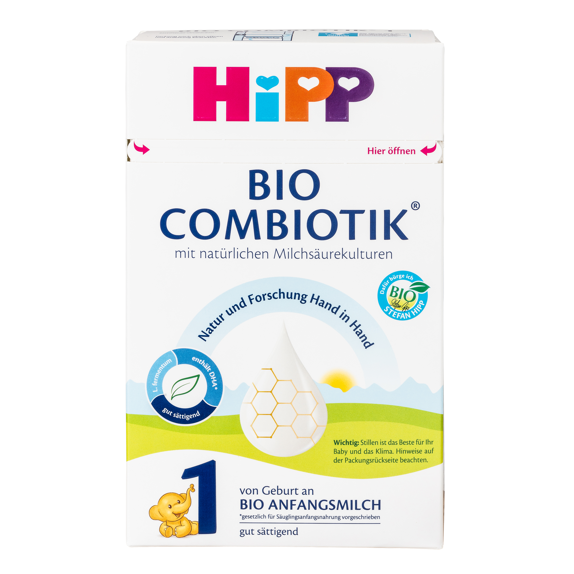 HiPP German Bio Combiotic Cow Milk Baby Formula • Stage 1
