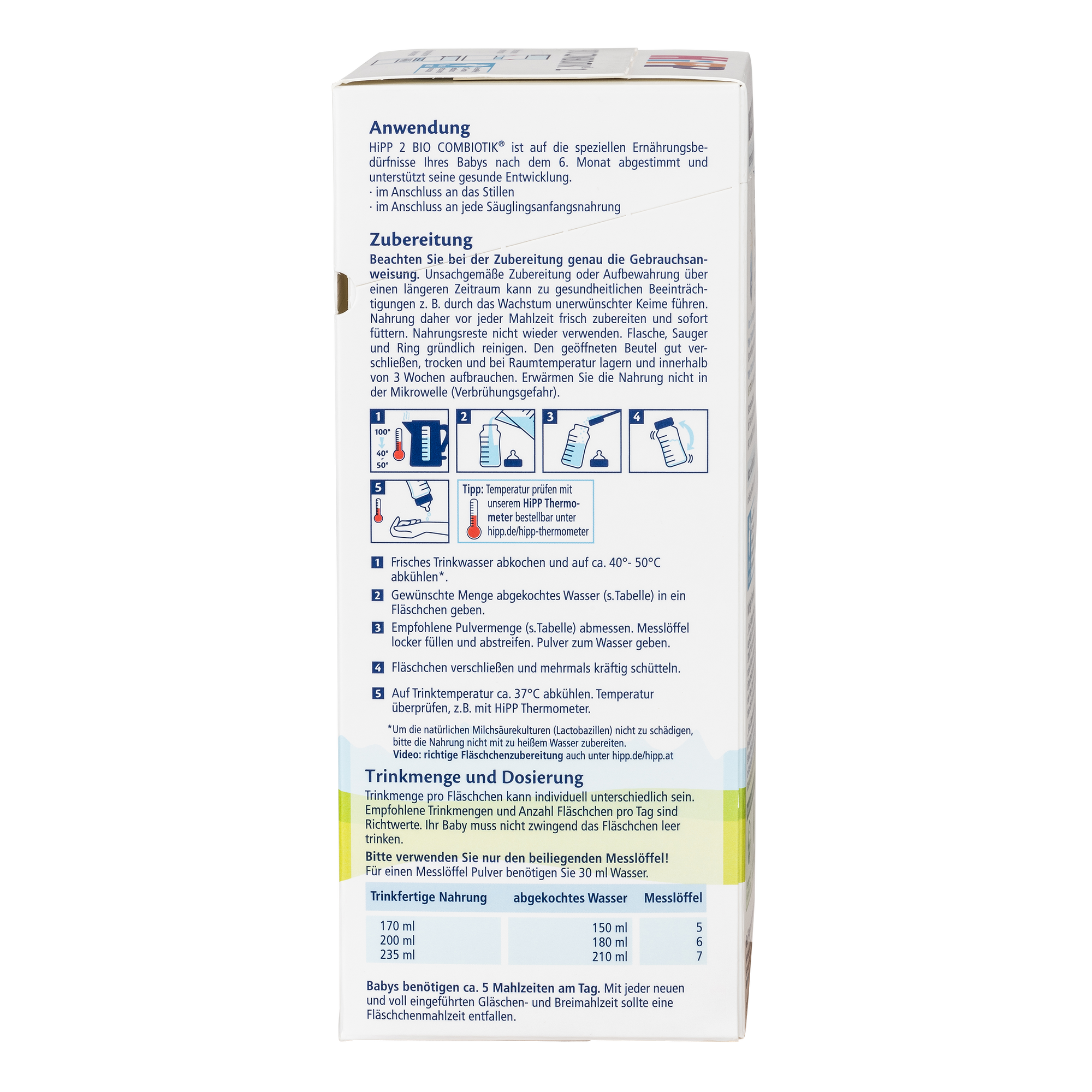 HiPP German Bio Combiotic Cow Milk Baby Formula • Stage 2