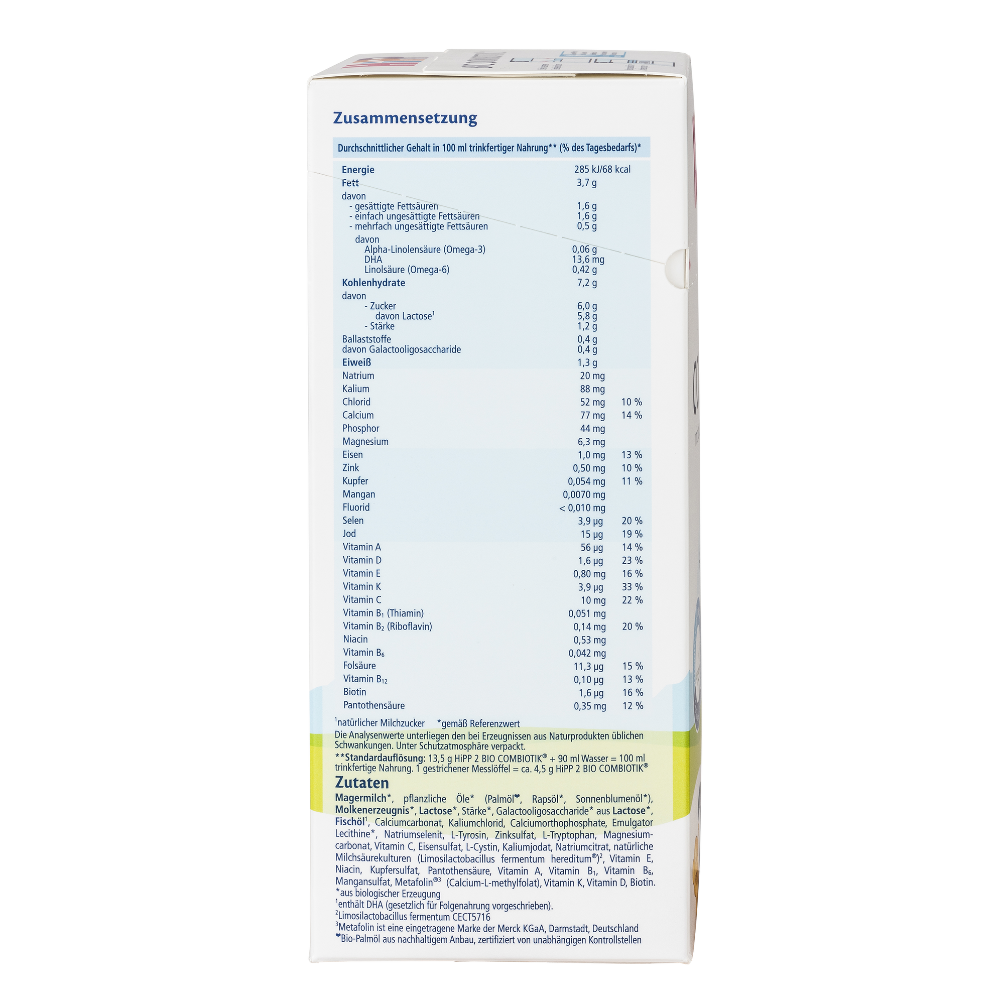 HiPP German Bio Combiotic Cow Milk Baby Formula • Stage 2
