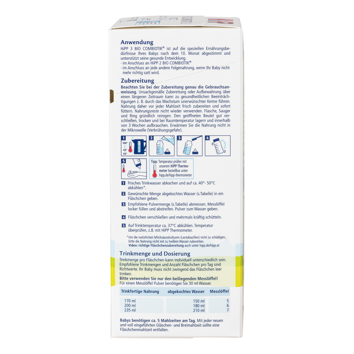 HiPP German Bio Combiotic Cow Milk Baby Formula • Stage 3