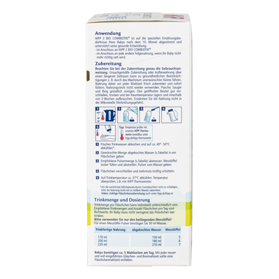 HiPP German Bio Combiotic Cow Milk Baby Formula • Stage 3