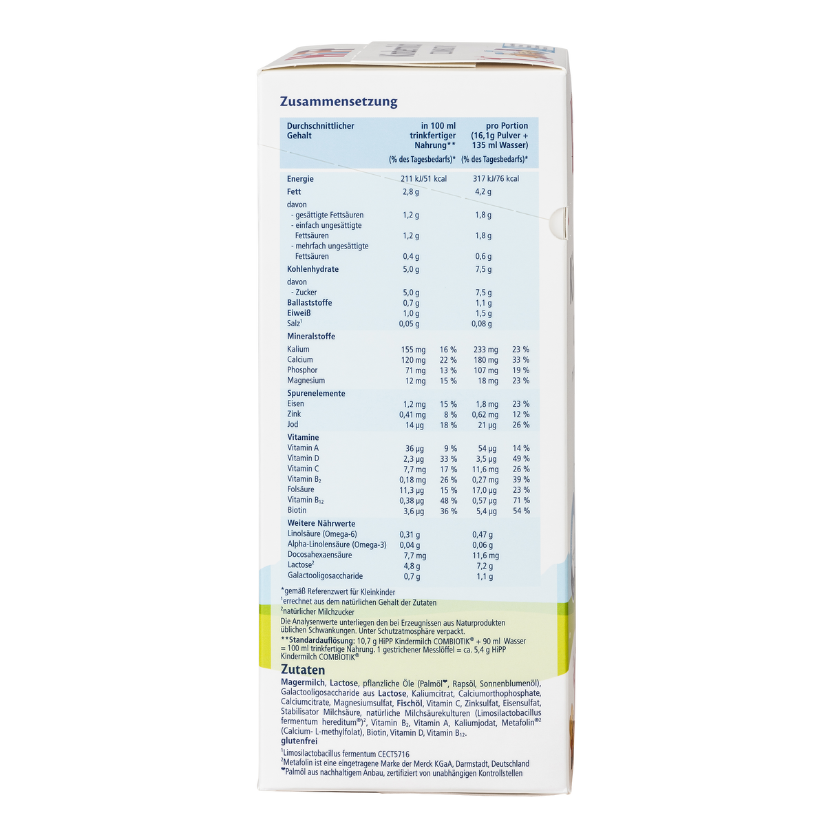 HiPP German Bio Combiotic Cow Milk Baby Formula • Stage 4