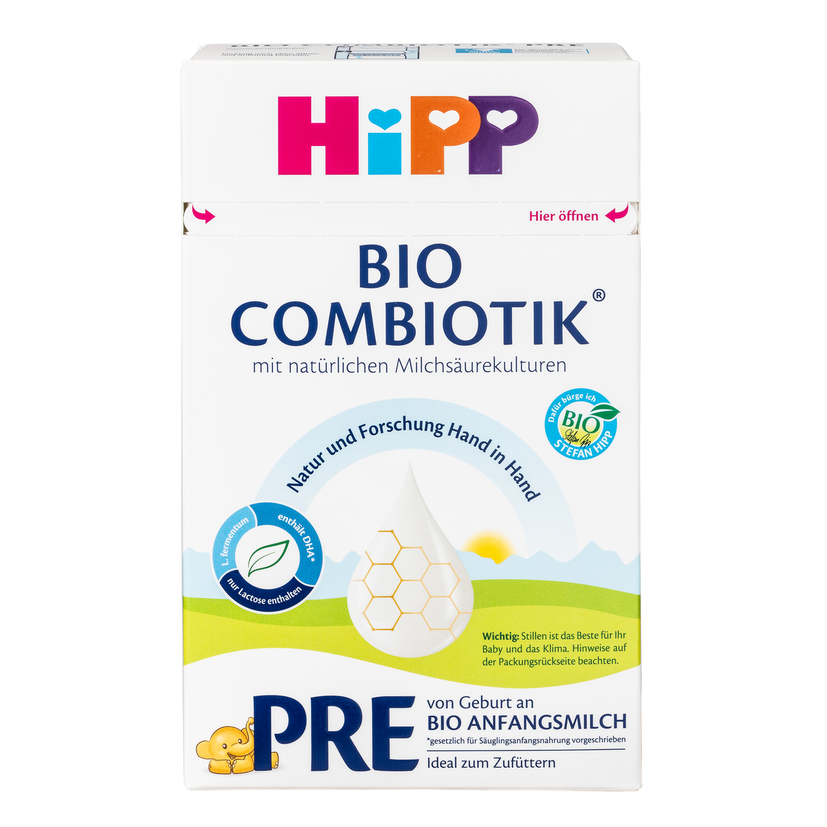 HiPP German Bio Combiotic Cow Milk Baby Formula • Stage Pre
