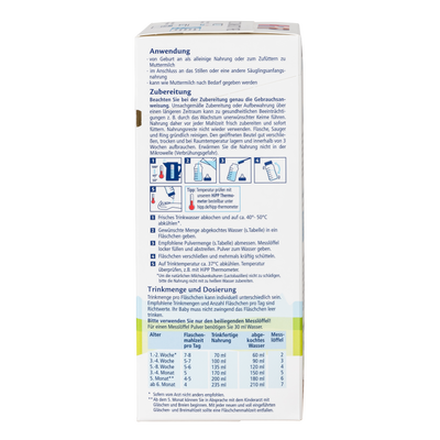 HiPP German Bio Combiotic Cow Milk Baby Formula • Stage Pre