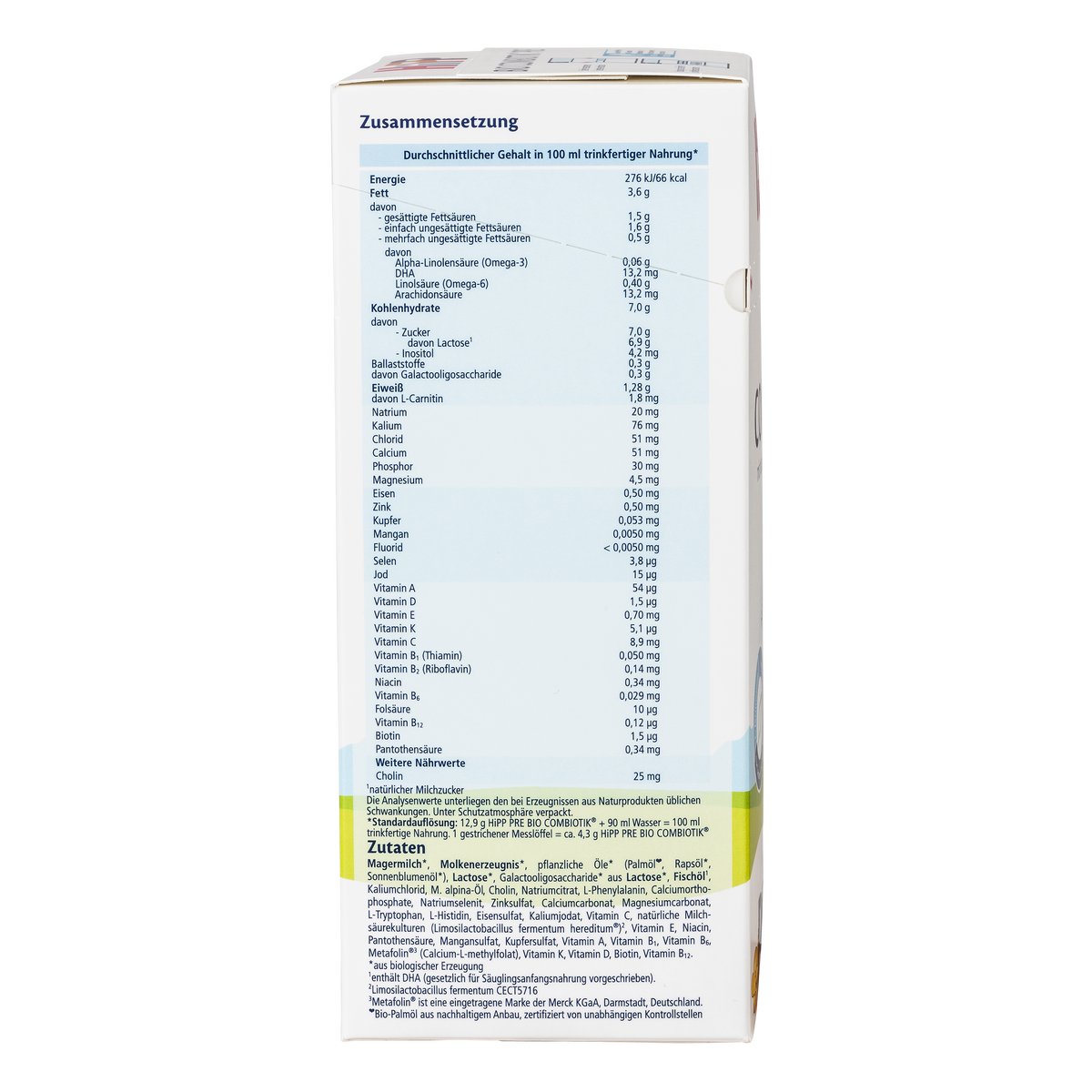 HiPP German Bio Combiotic Cow Milk Baby Formula • Stage Pre