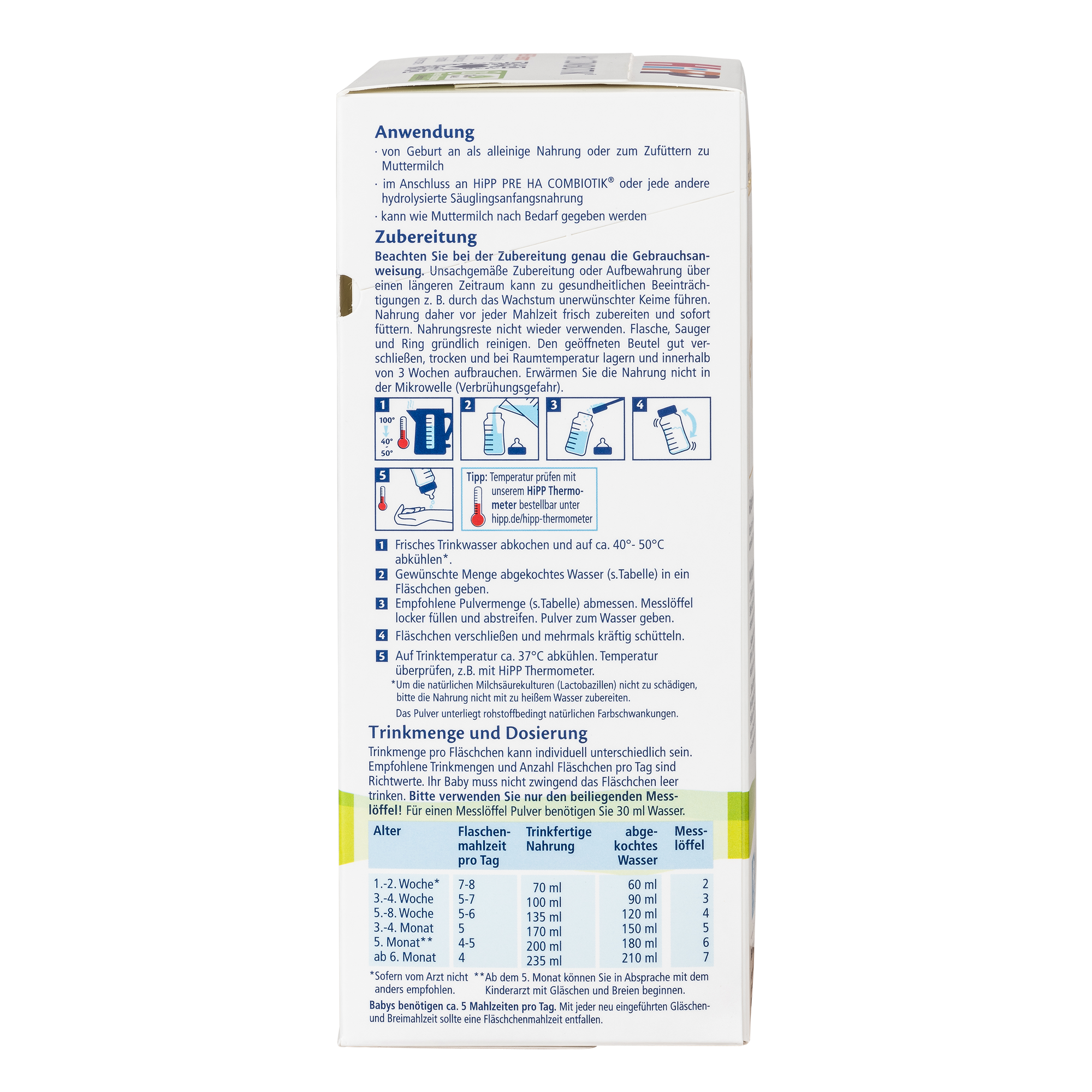 HiPP German Hypoallergenic Cow Milk Baby Formula • Stage 1