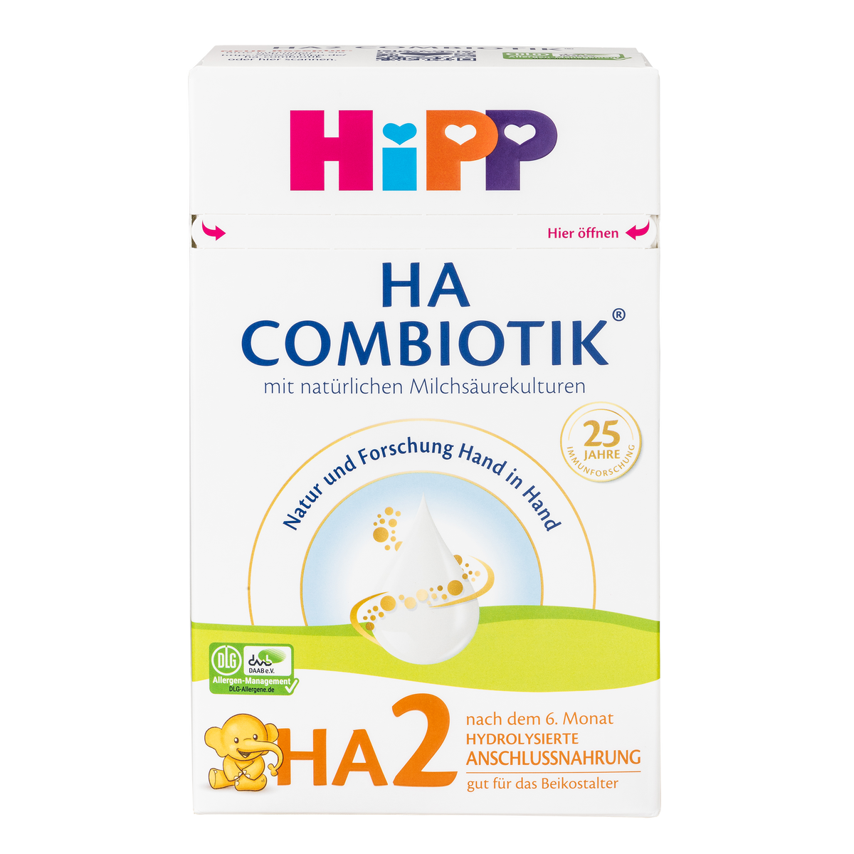 HiPP German Hypoallergenic Cow Milk Baby Formula • Stage 2