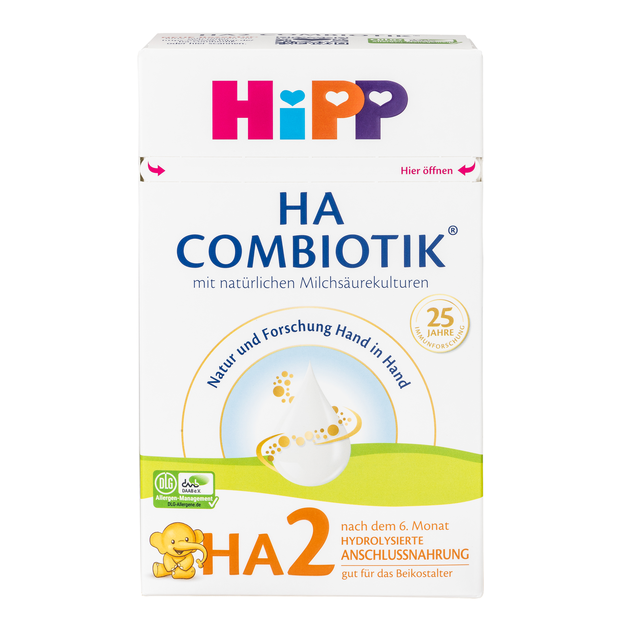 HiPP German Hypoallergenic Cow Milk Baby Formula • Stage 2