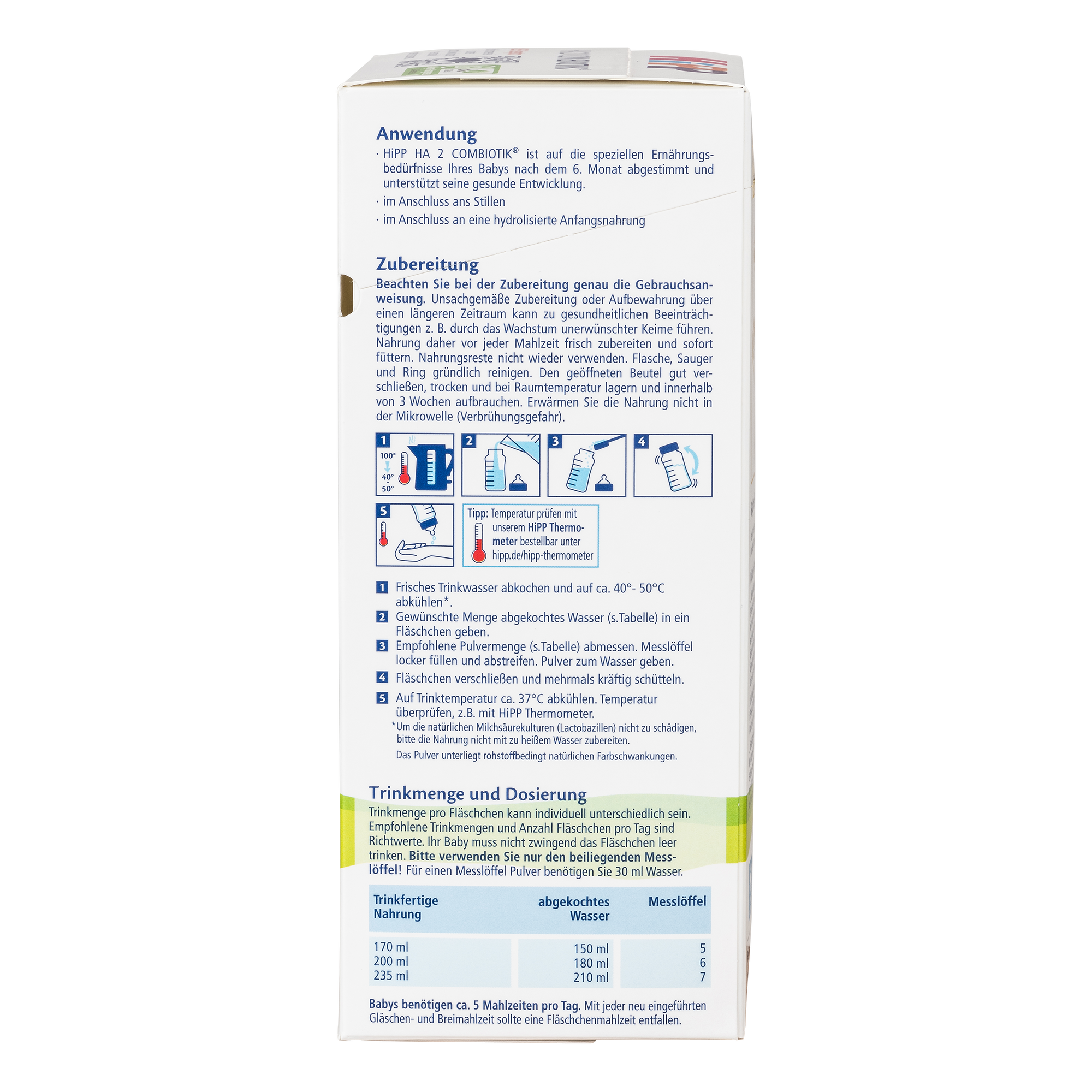HiPP German Hypoallergenic Cow Milk Baby Formula • Stage 2