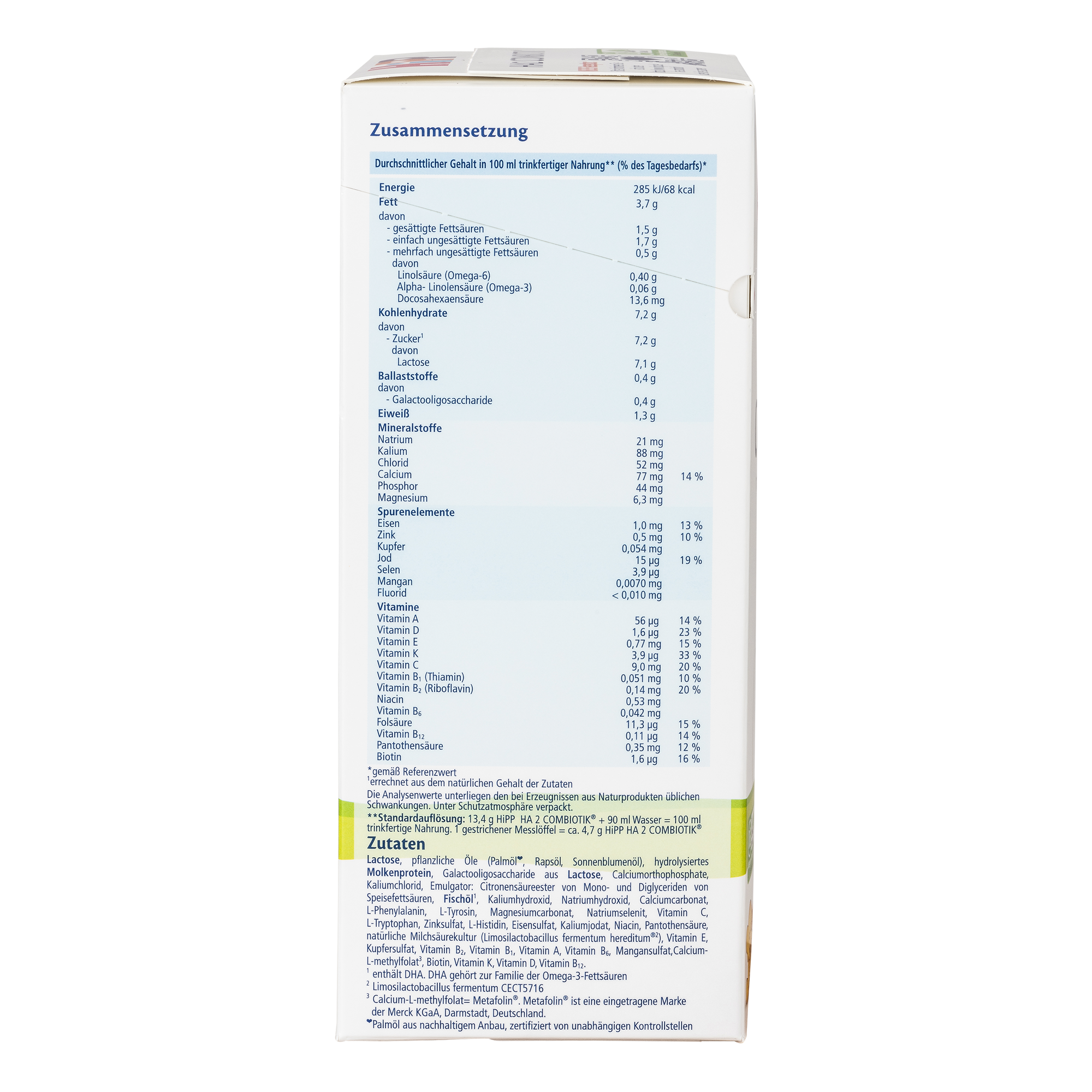 HiPP German Hypoallergenic Cow Milk Baby Formula • Stage 2