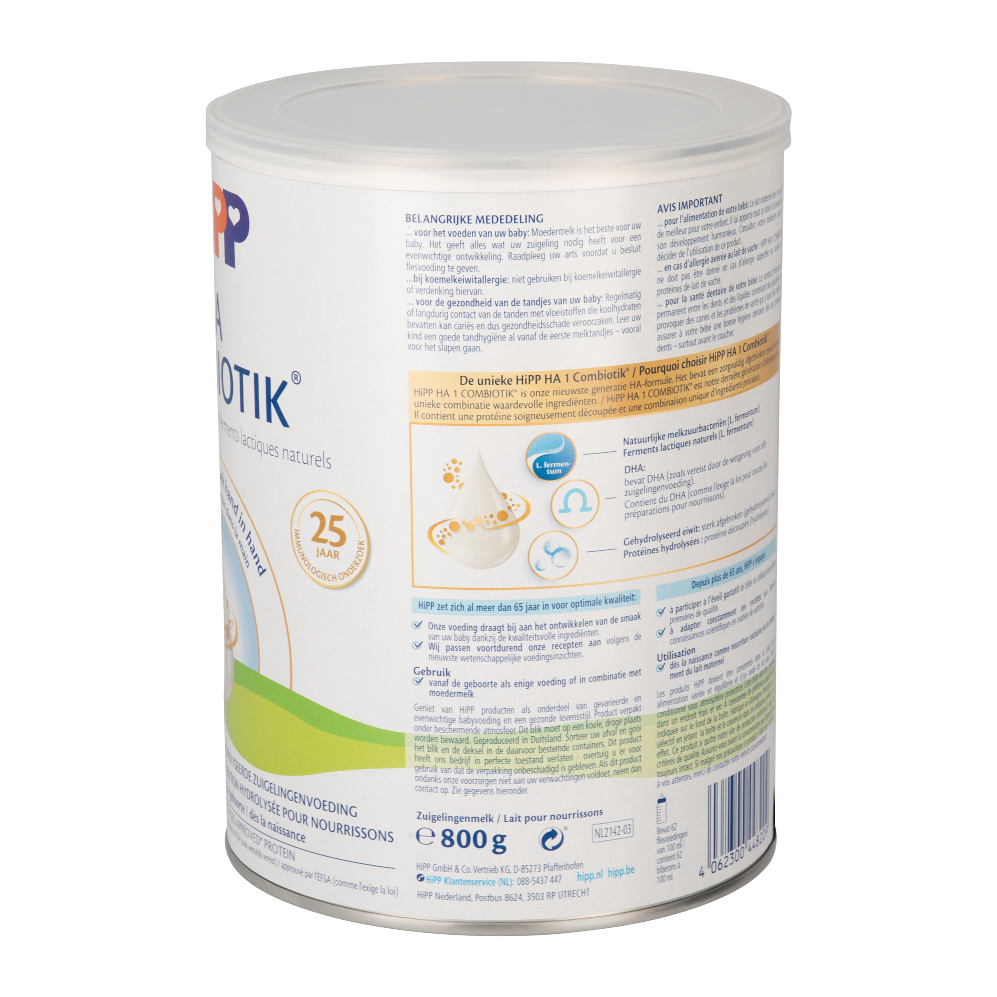 HiPP Dutch Hypoallergenic Milk Baby Formula • Stage 1