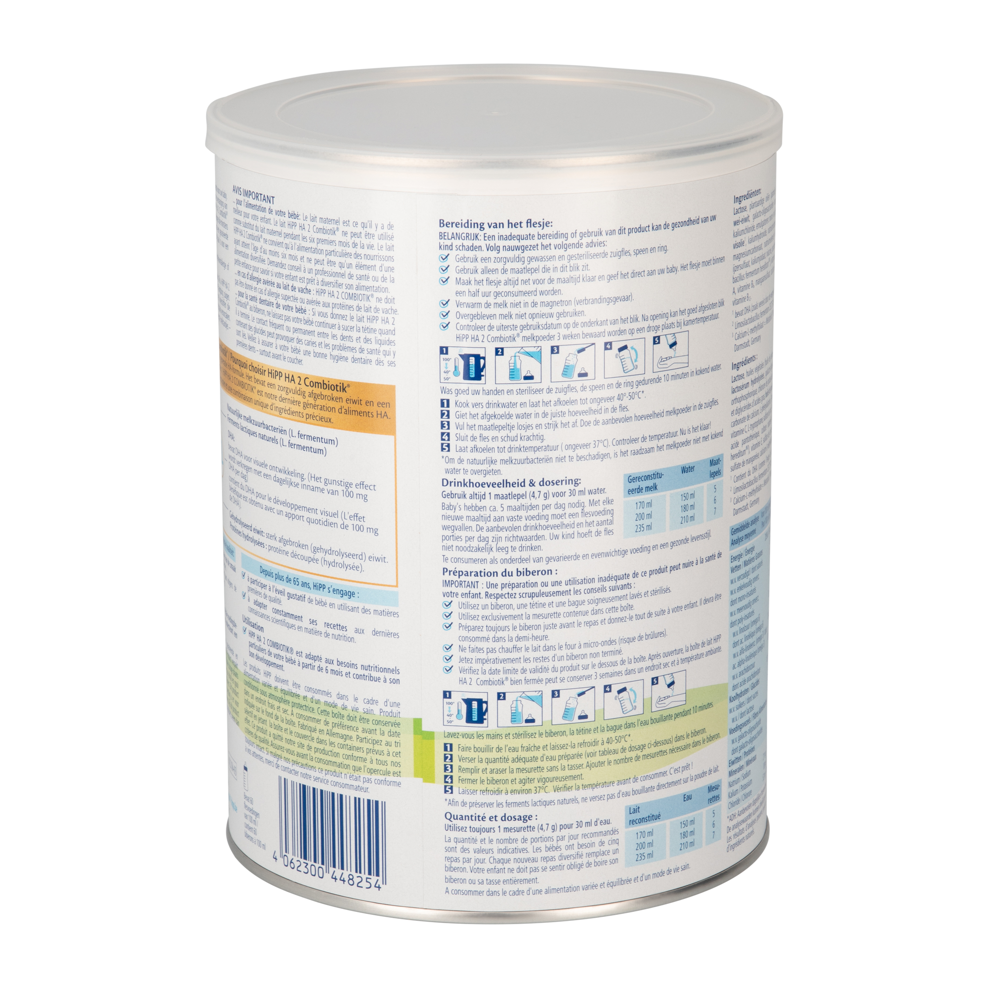 HiPP Dutch Hypoallergenic Milk Baby Formula • Stage 2