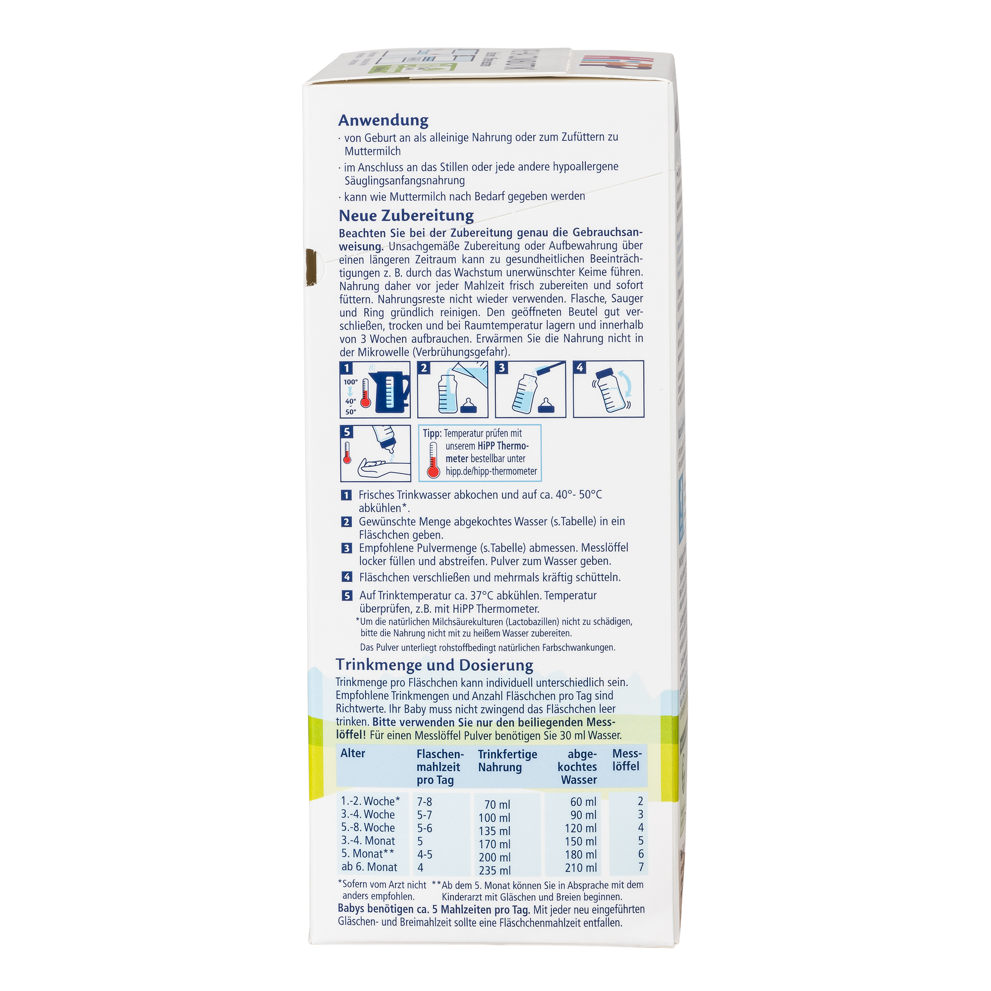 HiPP German Hypoallergenic Cow Milk Baby Formula • Stage Pre