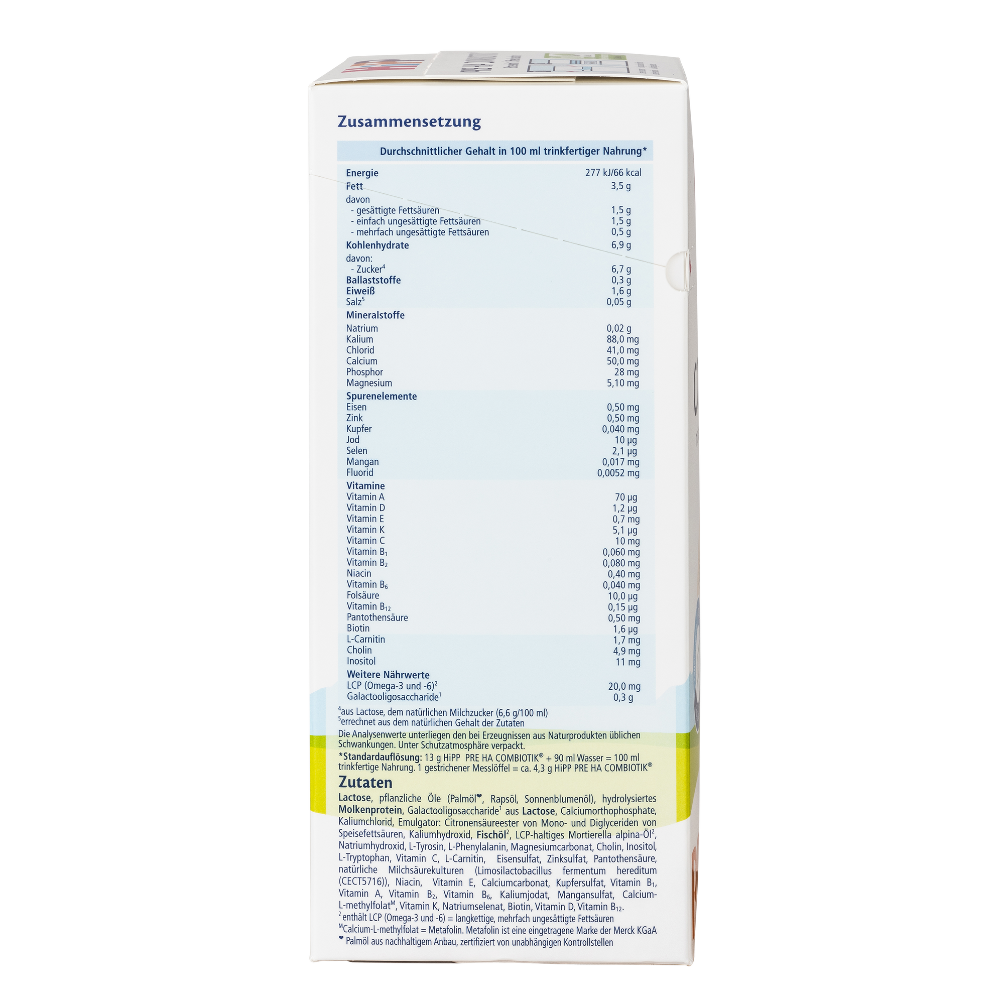 HiPP German Hypoallergenic Cow Milk Baby Formula • Stage Pre