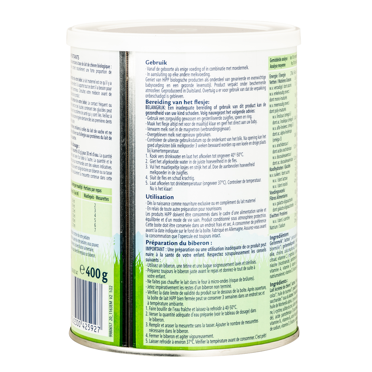 HiPP Dutch Goat Milk Baby Formula • Stage 1