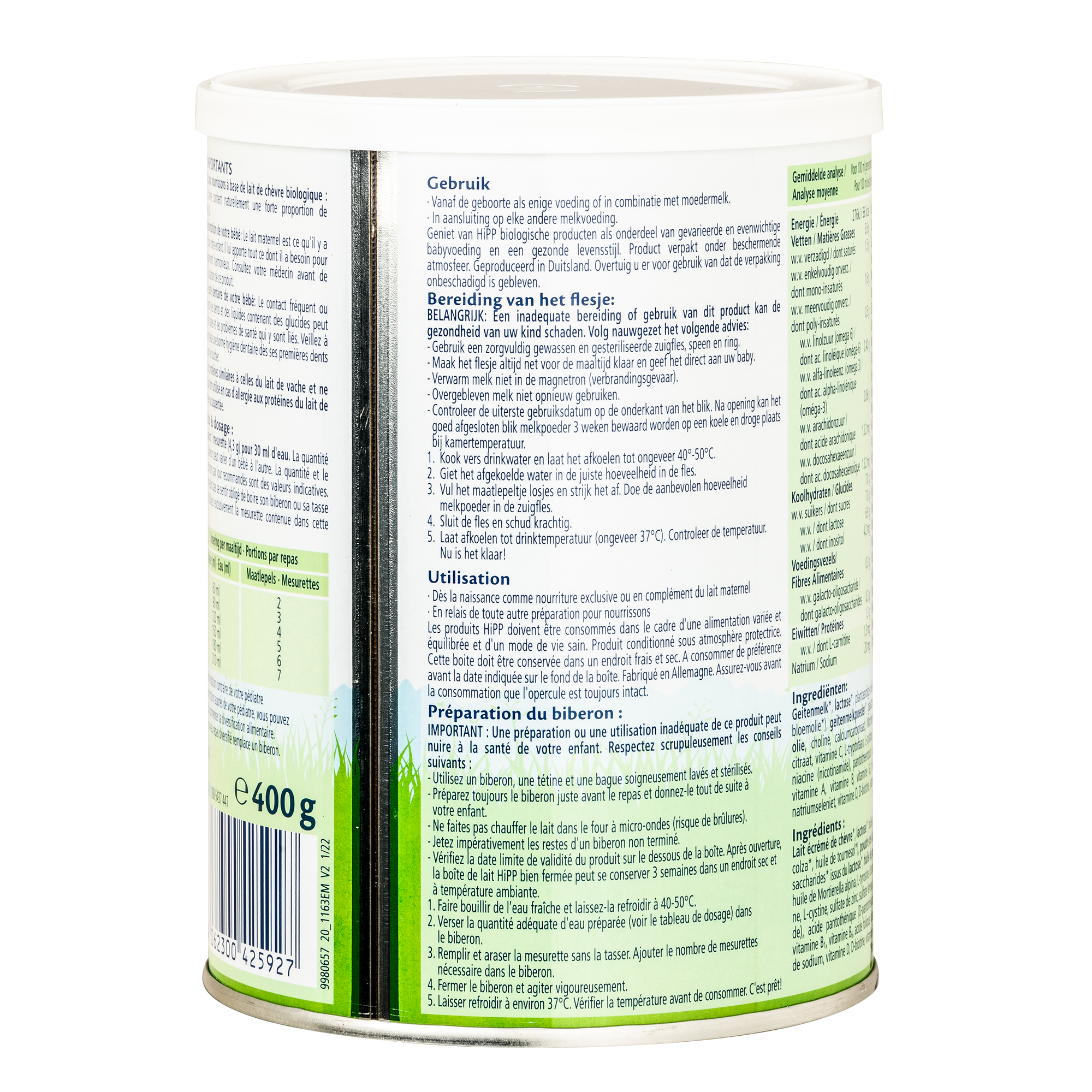 HiPP Dutch Goat Milk Baby Formula • Stage 1
