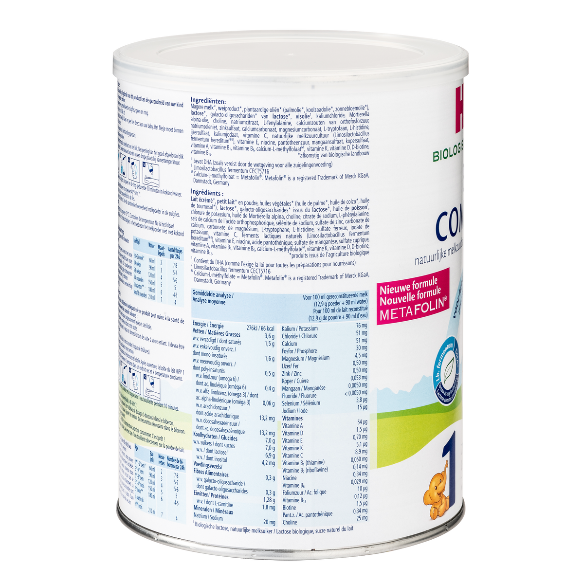 HiPP Dutch Bio Combiotik Cow Milk Baby Formula • Stage 1