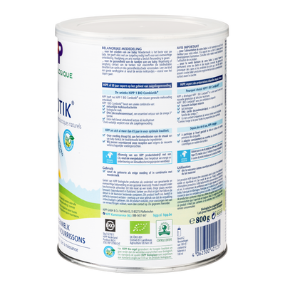 HiPP Dutch Bio Combiotik Cow Milk Baby Formula • Stage 1