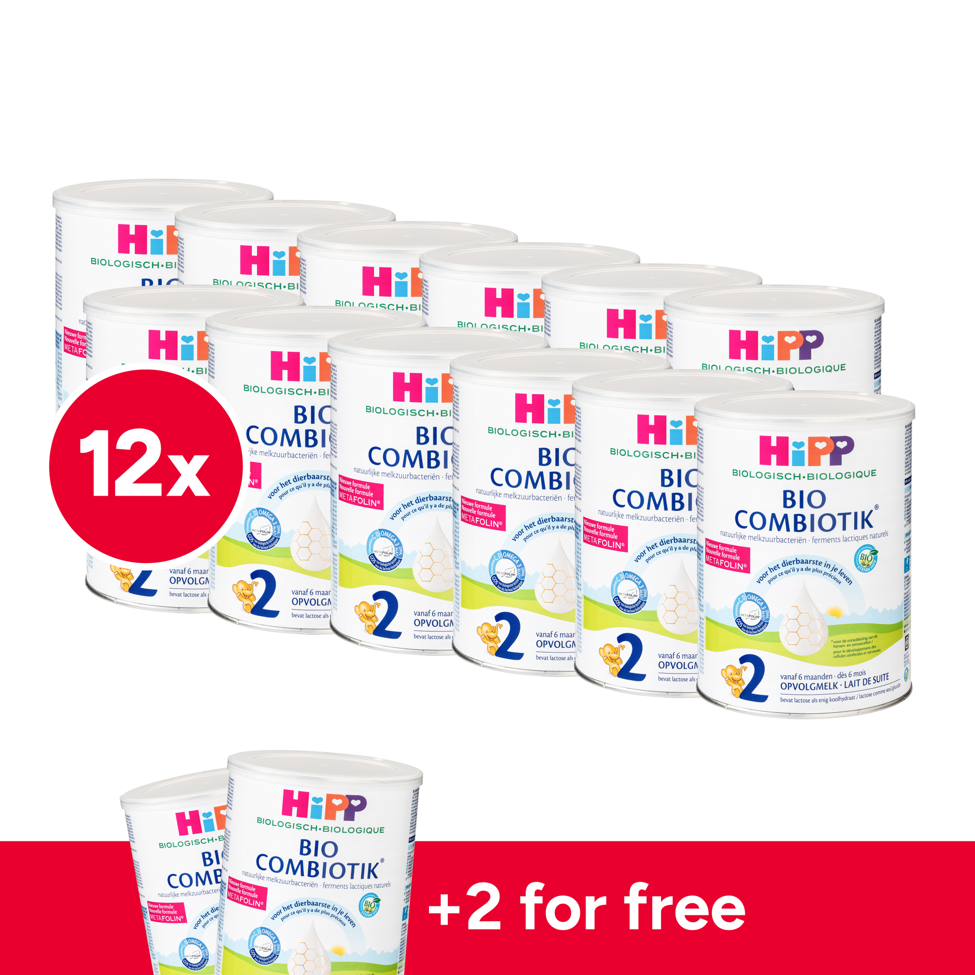 HiPP Dutch Bio Combiotik Cow Milk Baby Formula • Stage 2
