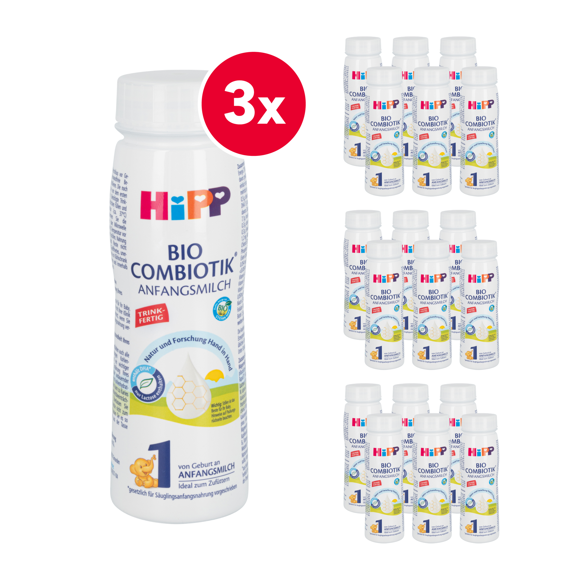 HiPP German Ready to Feed Cow Milk Baby Formula • Stage 1