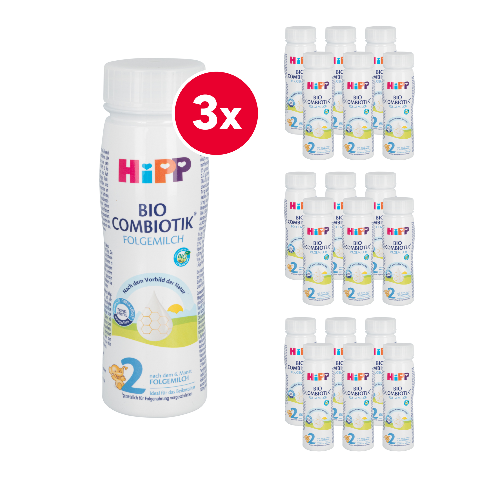 HiPP German Ready to Feed Cow Milk Baby Formula • Stage 2