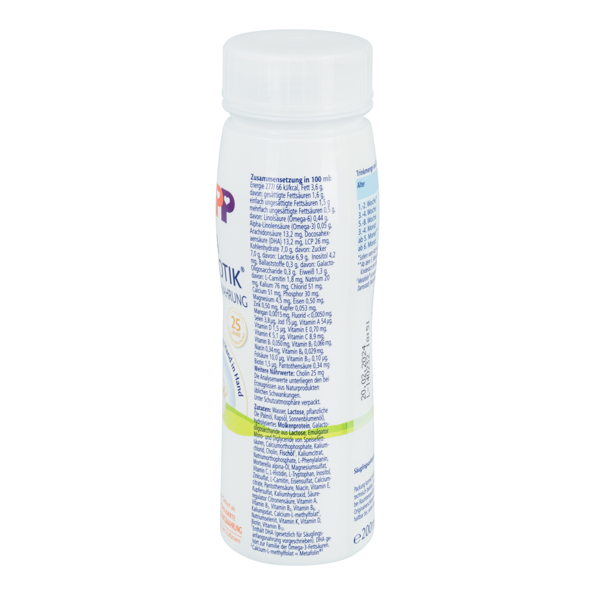 HiPP German Ready to Feed Hypoallergenic Cow Milk Baby Formula • Stage Pre