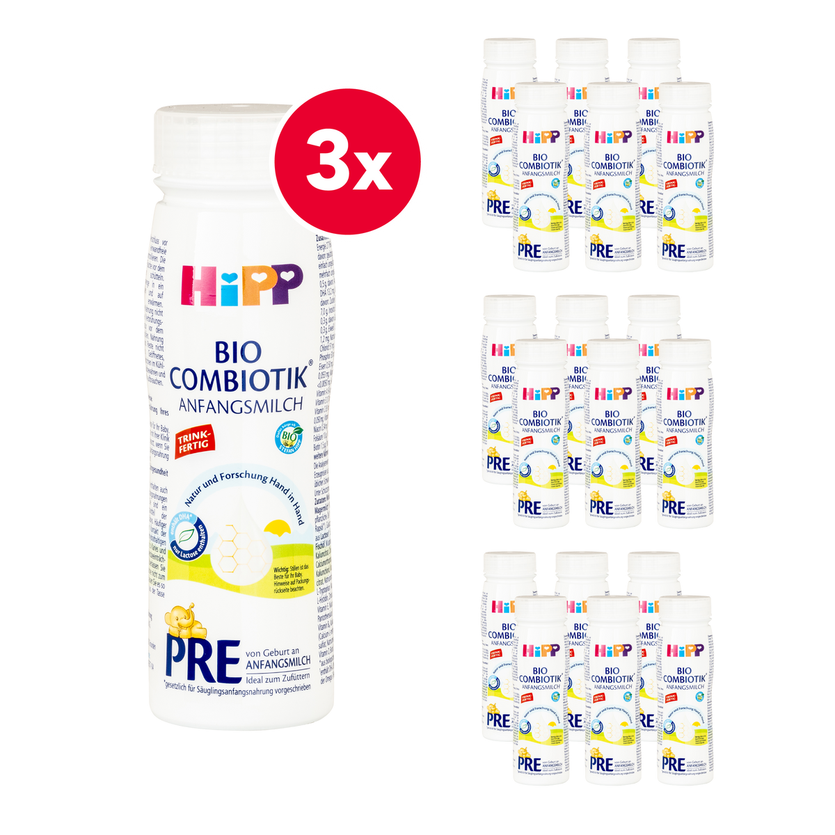 HiPP German Ready to Feed Cow Milk Baby Formula • Stage Pre