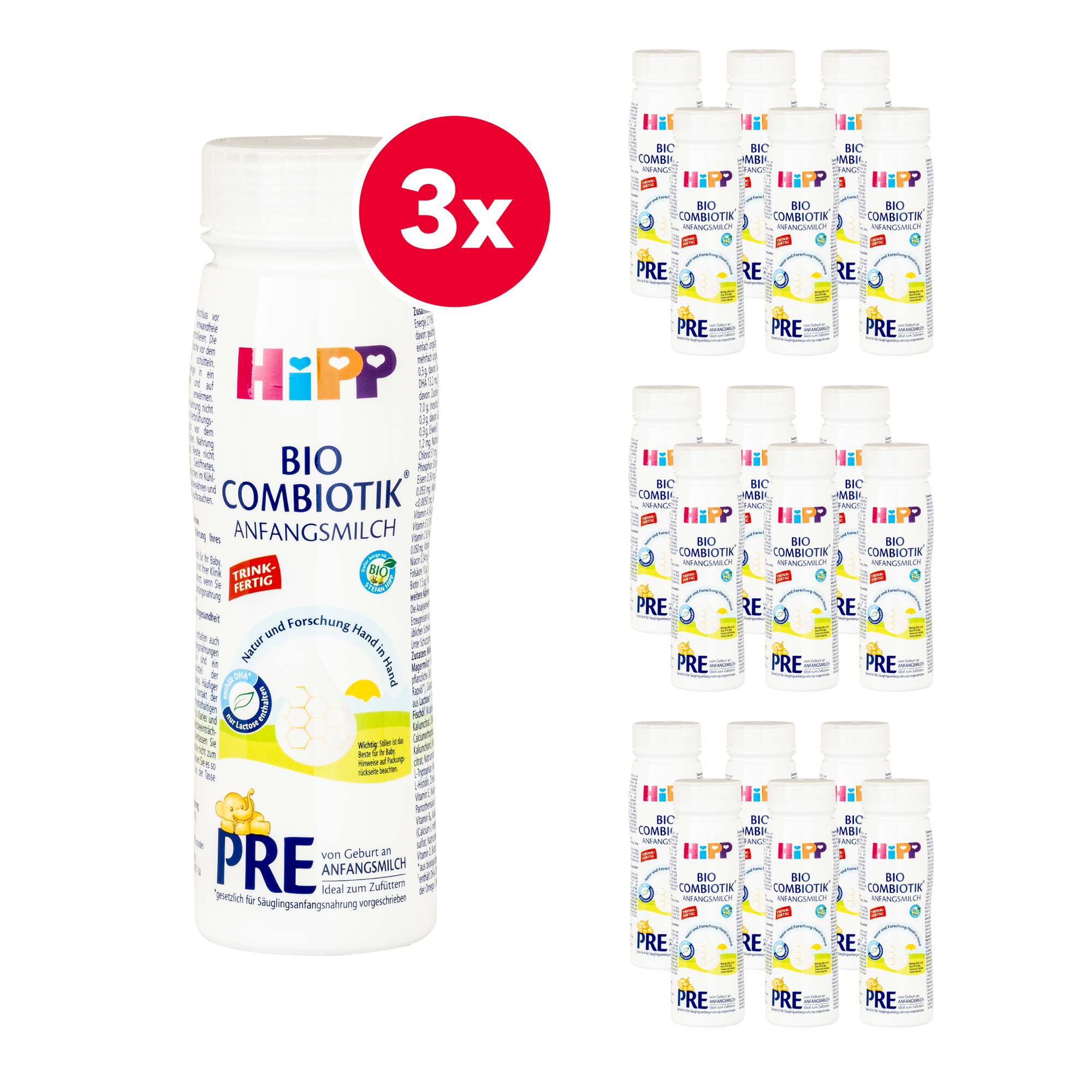 HiPP German Ready to Feed Cow Milk Baby Formula • Stage Pre