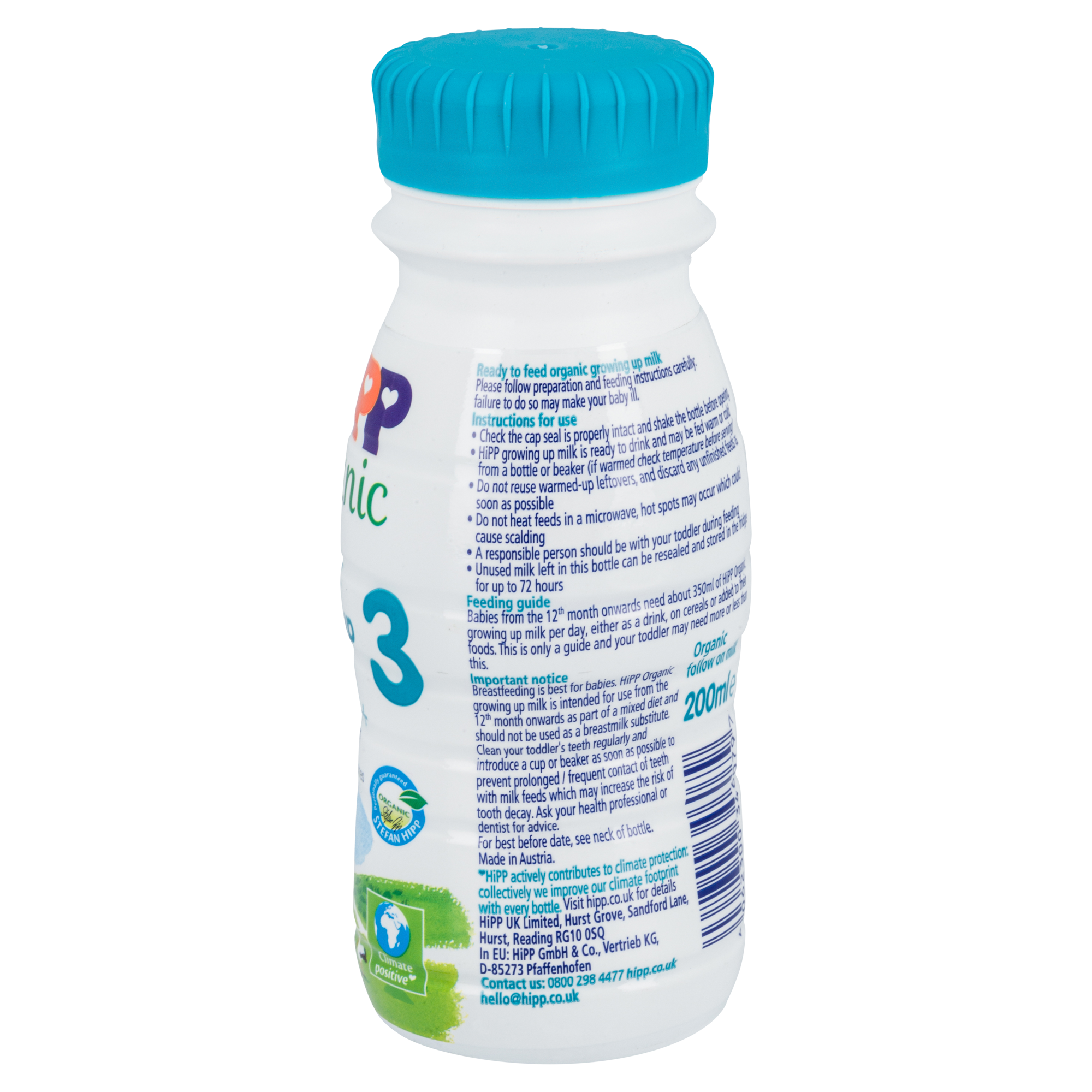 HiPP UK Ready to Feed Cow Milk Baby Formula • Stage 3