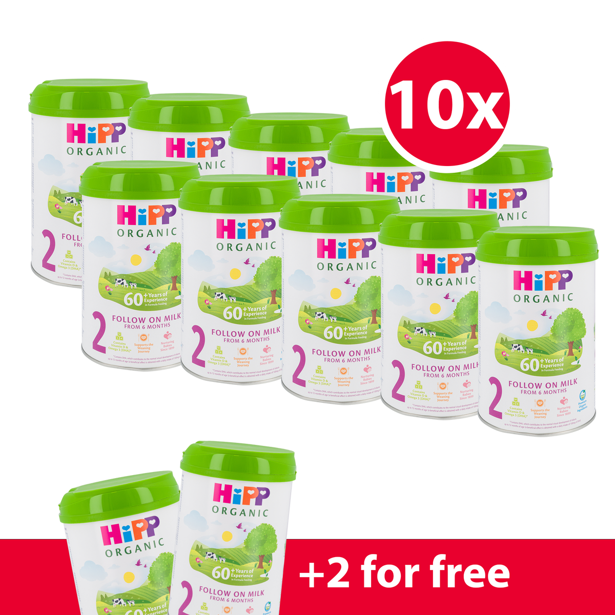 HiPP UK Bio Combiotik Cow Milk Baby Formula • Stage 2