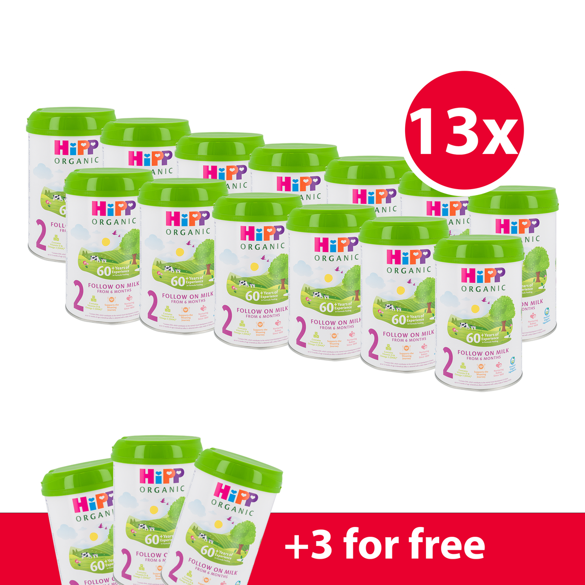 HiPP UK Bio Combiotik Cow Milk Baby Formula • Stage 2