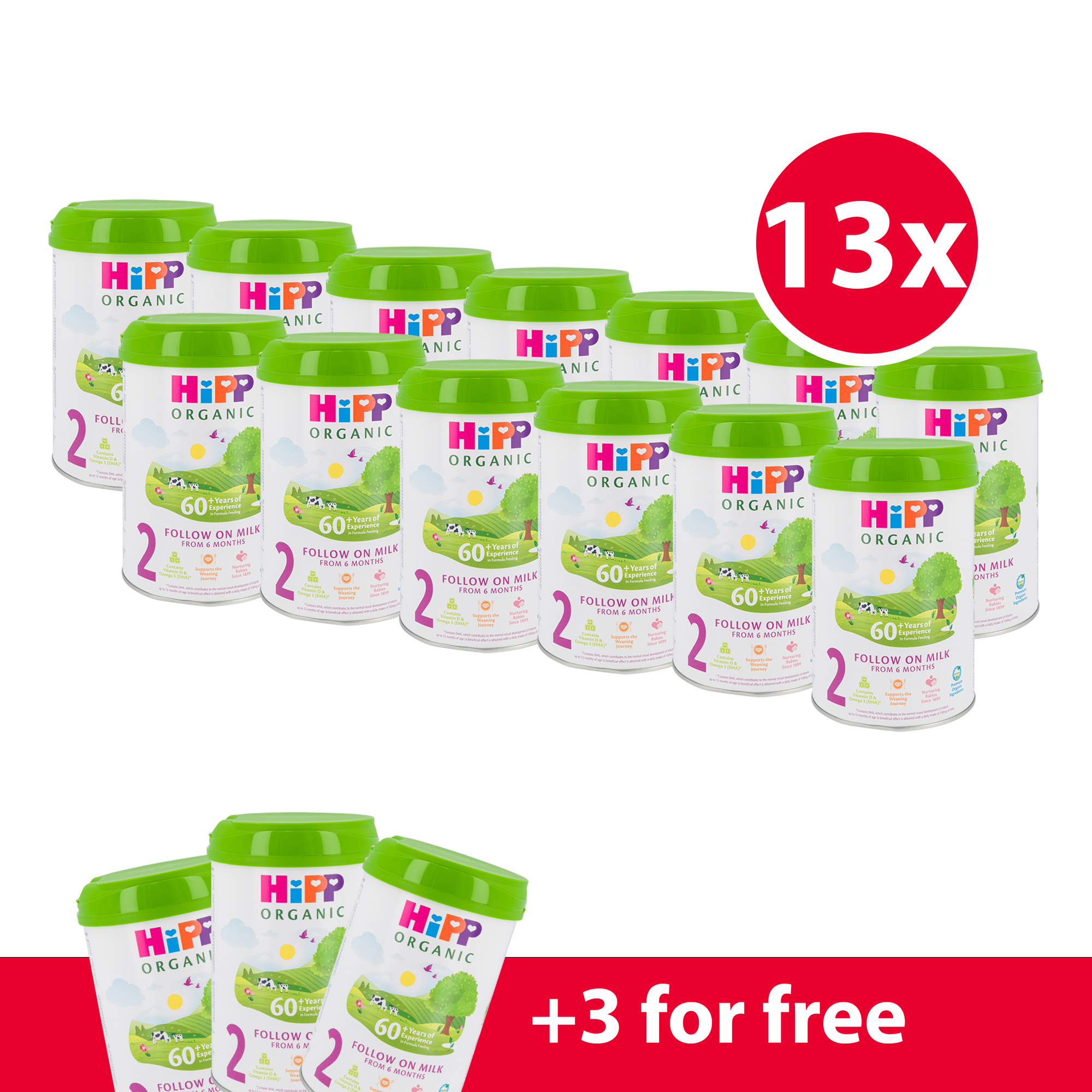 HiPP UK Bio Combiotik Cow Milk Baby Formula • Stage 2