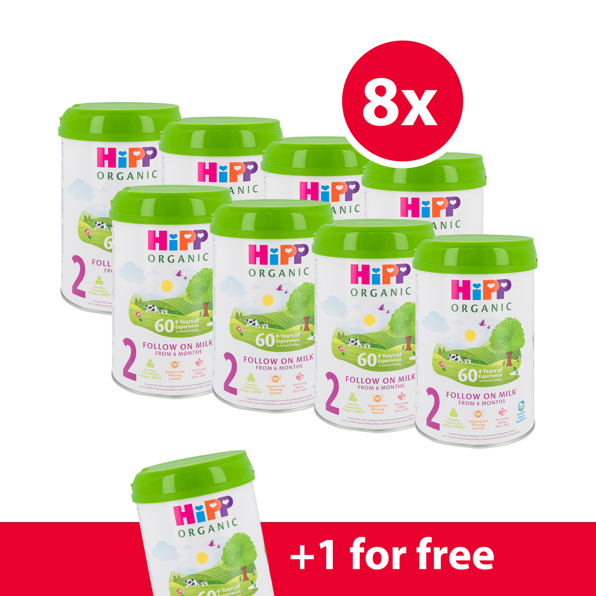 HiPP UK Bio Combiotik Cow Milk Baby Formula • Stage 2