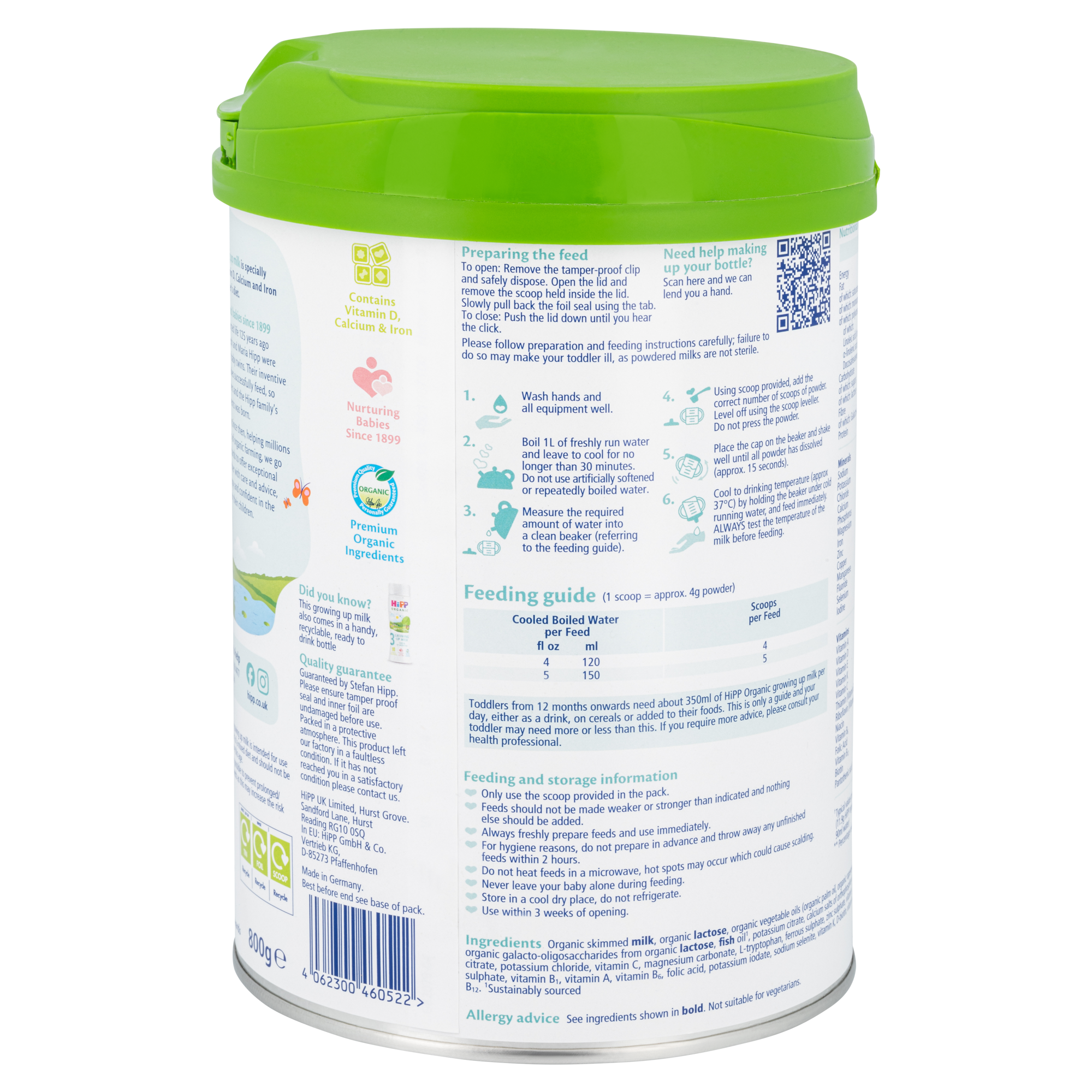 HiPP UK Bio Combiotik Cow Milk Baby Formula • Stage 3
