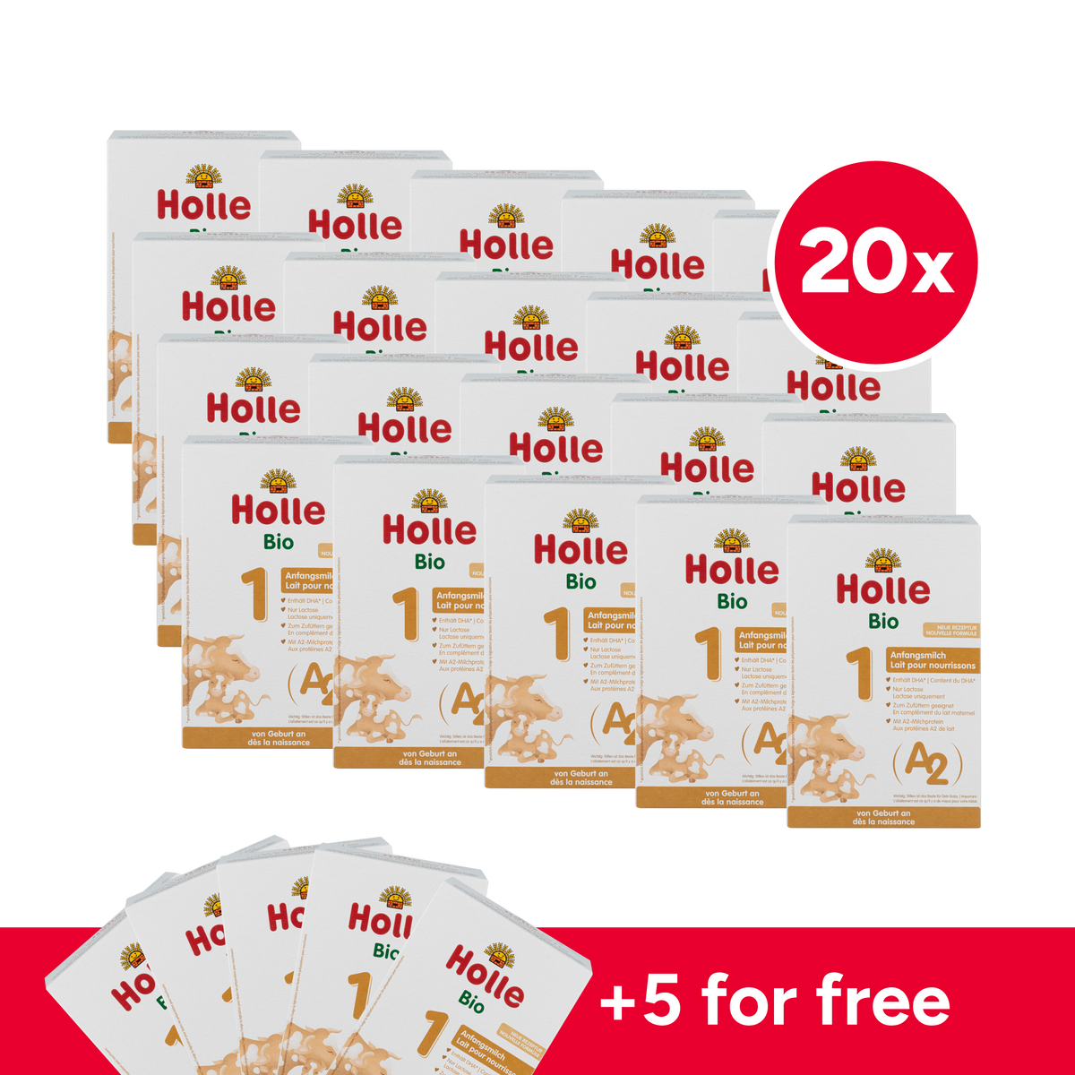 Holle A2 Cow Milk Baby Formula • Stage 1