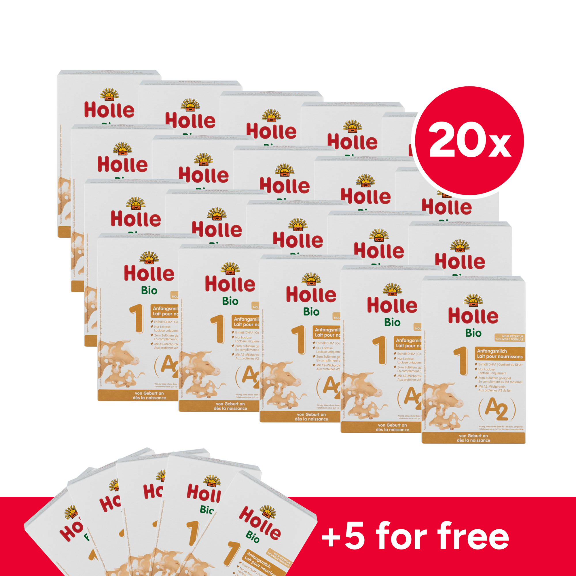 Holle A2 Cow Milk Baby Formula • Stage 1