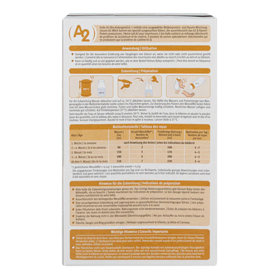 Holle A2 Cow Milk Baby Formula • Stage 1