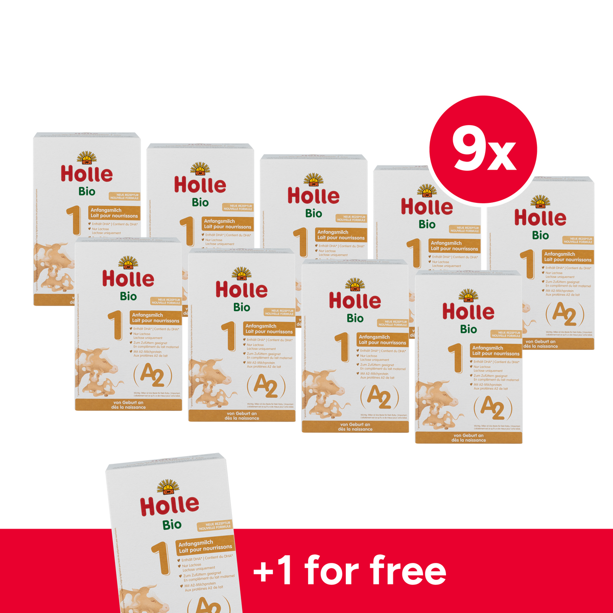 Holle A2 Cow Milk Baby Formula • Stage 1