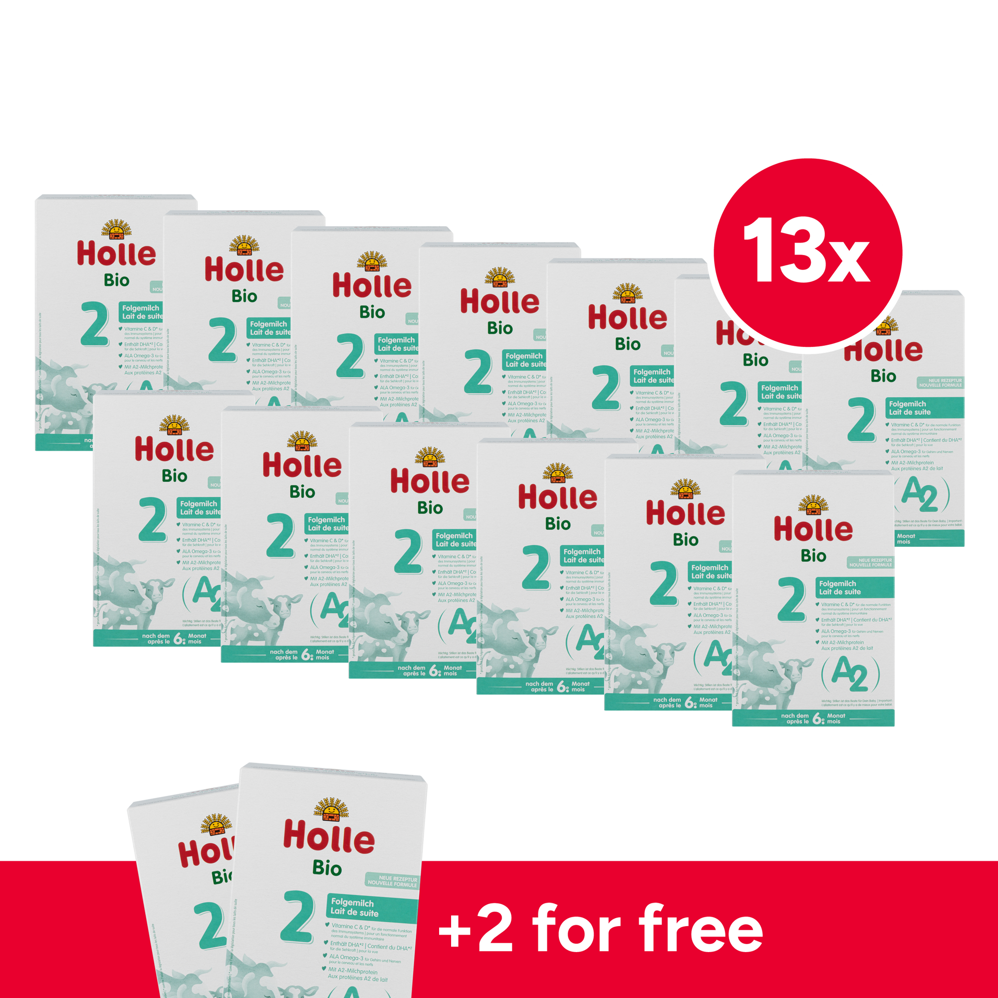 Holle A2 Cow Milk Baby Formula • Stage 2 – Organic Formula Now